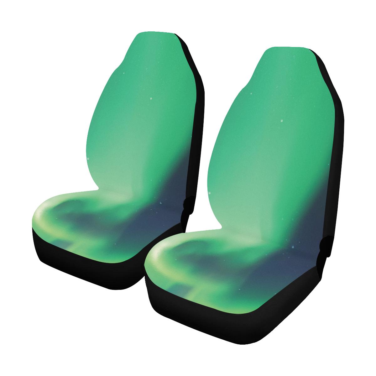 Aurora Borealis Pattern Print Design 04 Car Seat Covers (Set of 2)-JORJUNE.COM