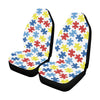 Autism Awareness Pattern Print Design 04 Car Seat Covers (Set of 2)-JORJUNE.COM