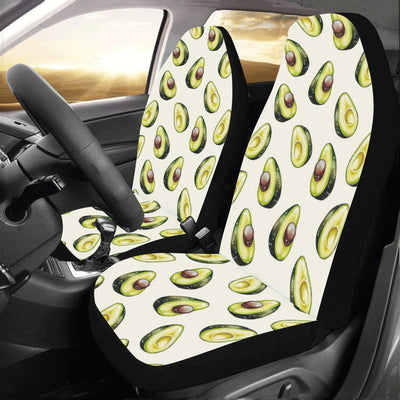 Avocado Pattern Print Design 01 Car Seat Covers (Set of 2)-JORJUNE.COM