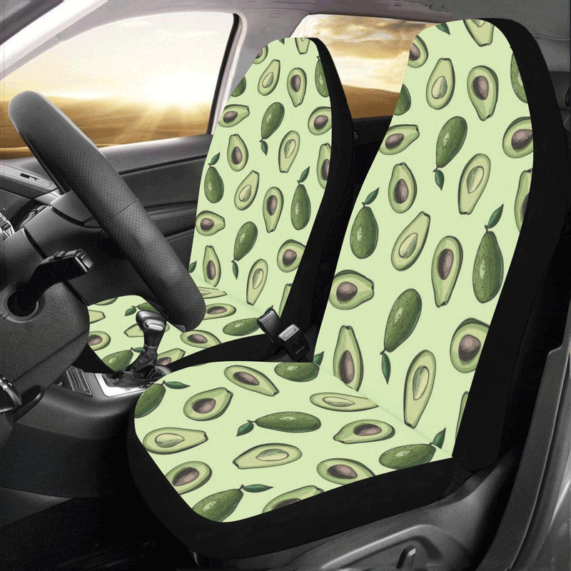 Avocado Pattern Print Design 02 Car Seat Covers (Set of 2)-JORJUNE.COM