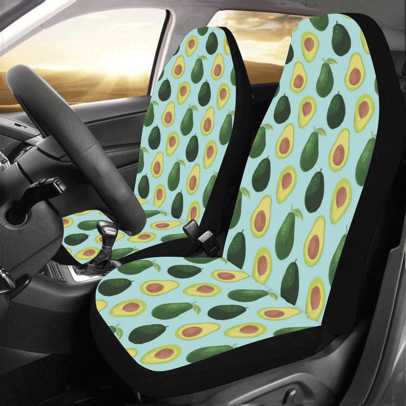 Avocado Pattern Print Design 04 Car Seat Covers (Set of 2)-JORJUNE.COM