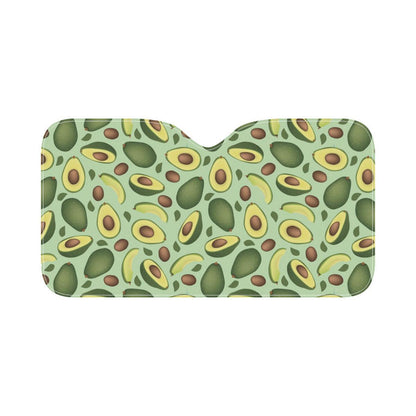 Avocado Pattern Print Design AC01 Car Sun Shade-JorJune