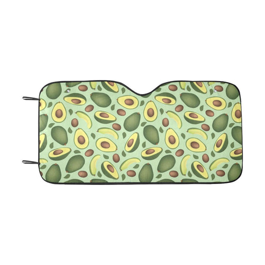 Avocado Pattern Print Design AC01 Car Sun Shade-JorJune
