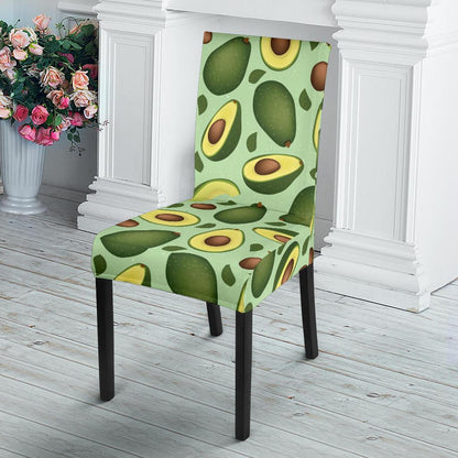 Avocado Pattern Print Design AC01 Dining Chair Slipcover-JORJUNE.COM