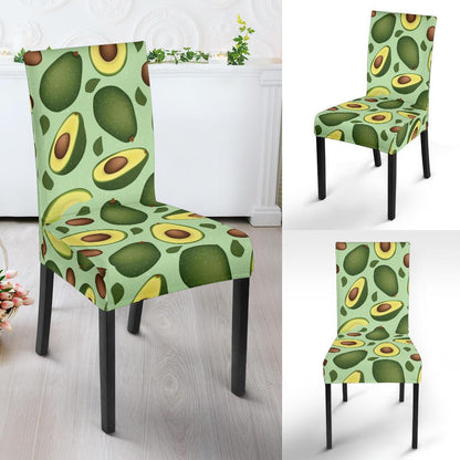 Avocado Pattern Print Design AC01 Dining Chair Slipcover-JORJUNE.COM