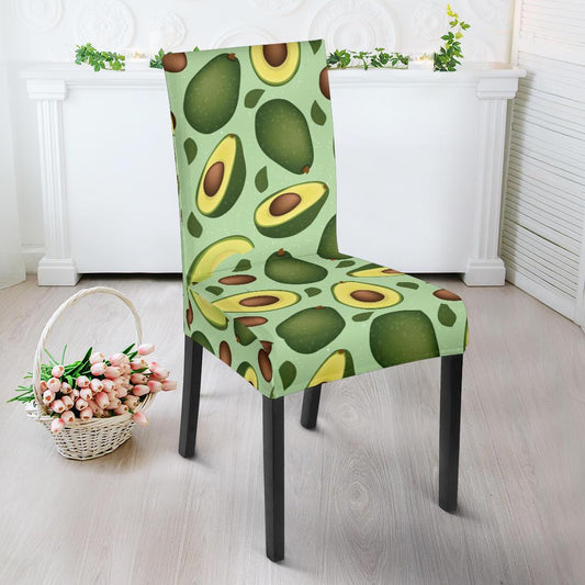 Avocado Pattern Print Design AC01 Dining Chair Slipcover-JORJUNE.COM