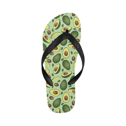 Avocado Pattern Print Design AC01 Flip Flops-JorJune