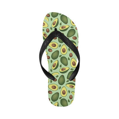 Avocado Pattern Print Design AC01 Flip Flops-JorJune