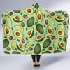 Avocado Pattern Print Design AC01 Hooded Blanket-JORJUNE.COM