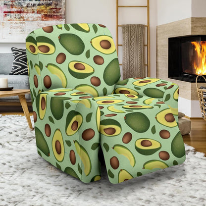Avocado Pattern Print Design AC01 Recliner Slipcover-JORJUNE.COM