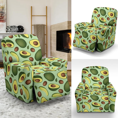 Avocado Pattern Print Design AC01 Recliner Slipcover-JORJUNE.COM