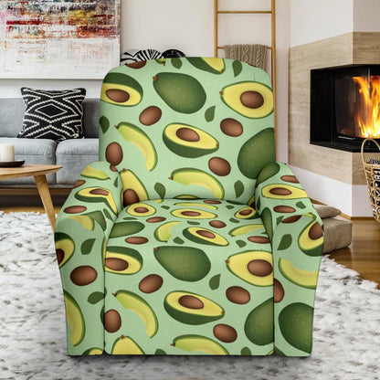 Avocado Pattern Print Design AC01 Recliner Slipcover-JORJUNE.COM