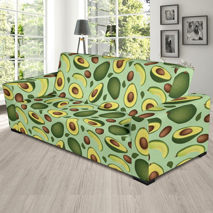 Avocado Pattern Print Design AC01 Sofa Slipcover-JORJUNE.COM