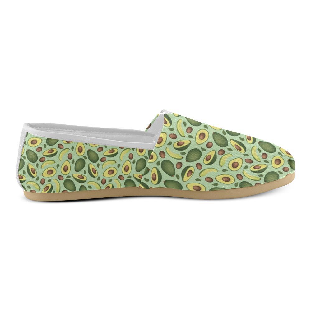 Avocado Pattern Print Design AC01 Women Casual Shoes-JorJune.com