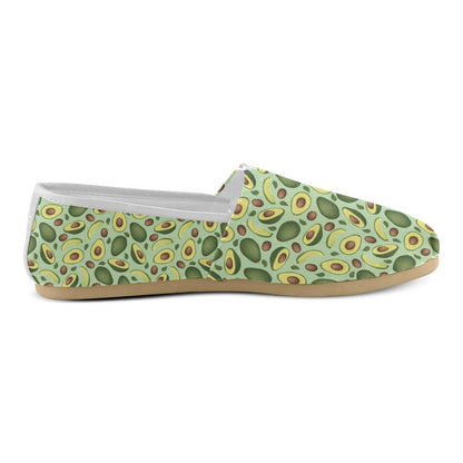Avocado Pattern Print Design AC01 Women Casual Shoes-JorJune.com