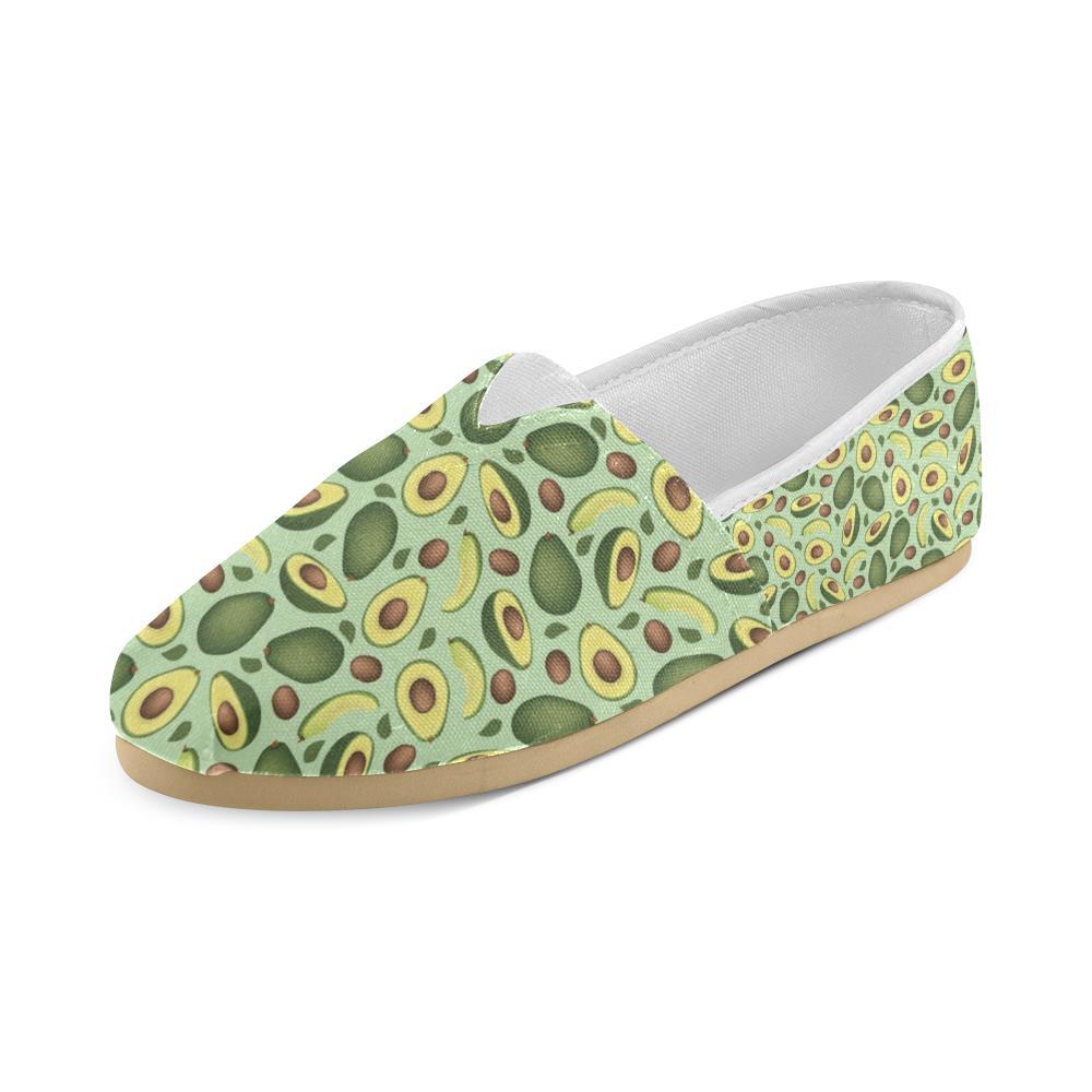 Avocado Pattern Print Design AC01 Women Casual Shoes-JorJune.com