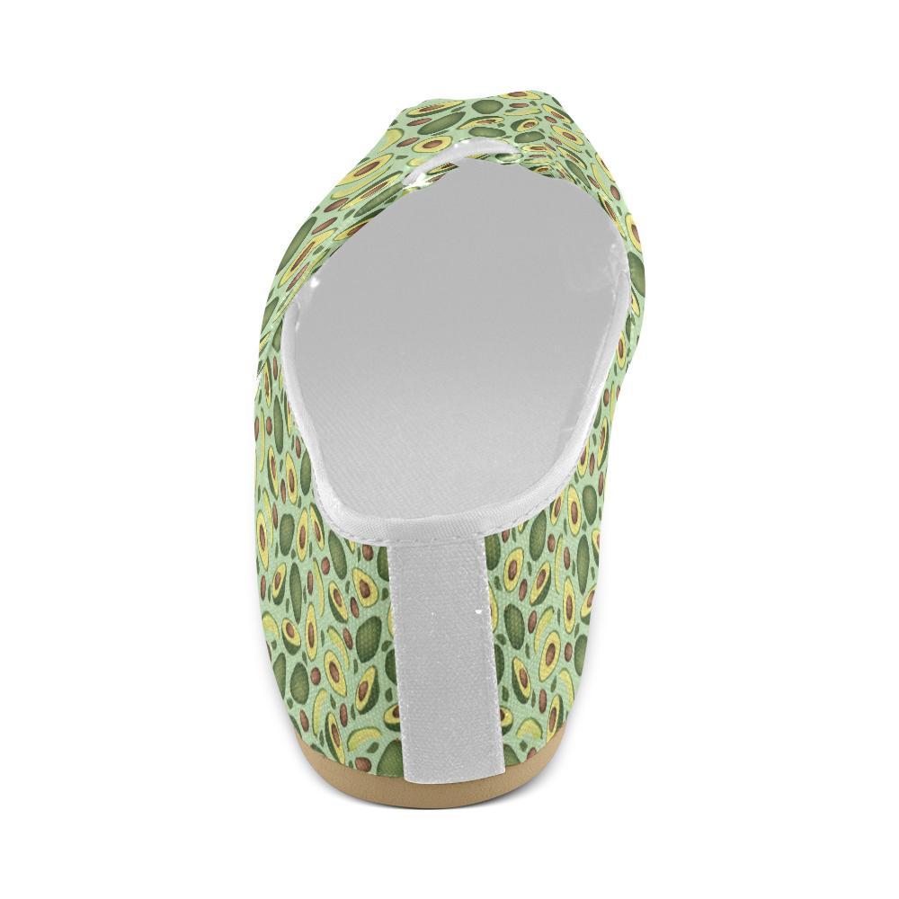 Avocado Pattern Print Design AC01 Women Casual Shoes-JorJune.com