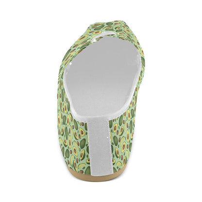 Avocado Pattern Print Design AC01 Women Casual Shoes-JorJune.com