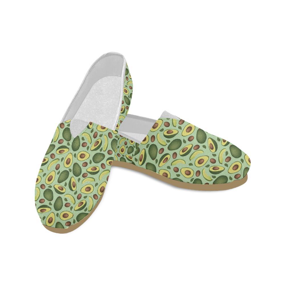 Avocado Pattern Print Design AC01 Women Casual Shoes-JorJune.com
