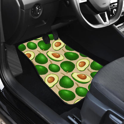 Avocado Pattern Print Design AC010 Car Floor Mats-JorJune