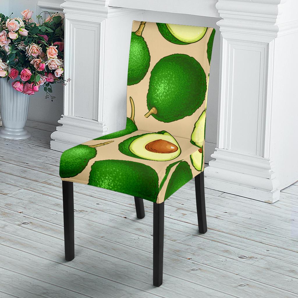 Avocado Pattern Print Design AC010 Dining Chair Slipcover-JORJUNE.COM