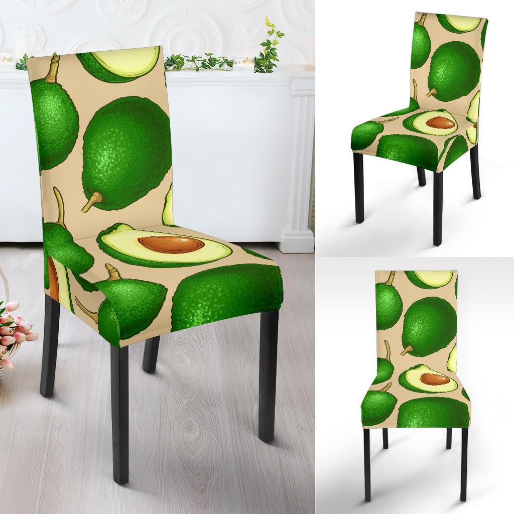 Avocado Pattern Print Design AC010 Dining Chair Slipcover-JORJUNE.COM