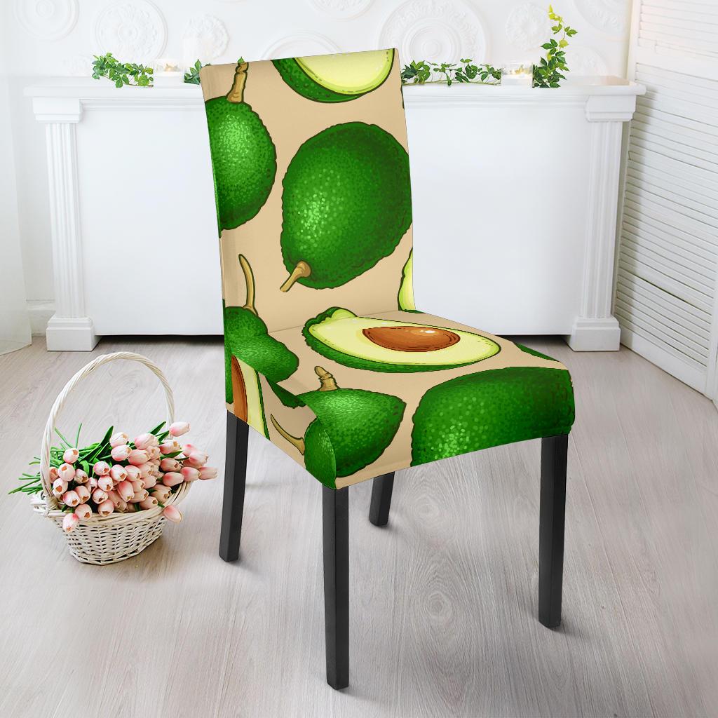 Avocado Pattern Print Design AC010 Dining Chair Slipcover-JORJUNE.COM