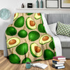 Avocado Pattern Print Design AC010 Fleece Blankete