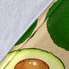 Avocado Pattern Print Design AC010 Fleece Blankete