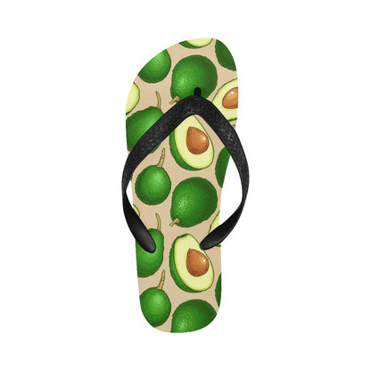 Avocado Pattern Print Design AC010 Flip Flops-JorJune