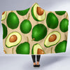 Avocado Pattern Print Design AC010 Hooded Blanket-JORJUNE.COM