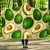 Avocado Pattern Print Design AC010 Hooded Blanket-JORJUNE.COM