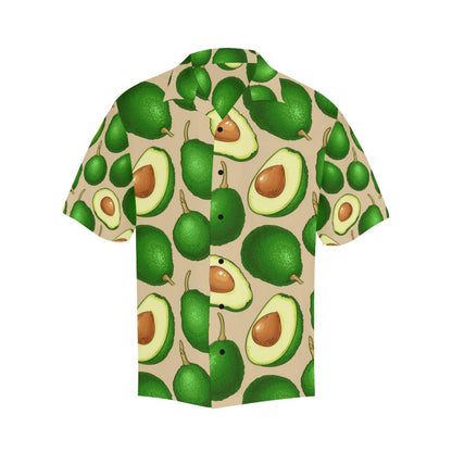 Avocado Pattern Print Design AC010 Men Hawaiian Shirt-JorJune