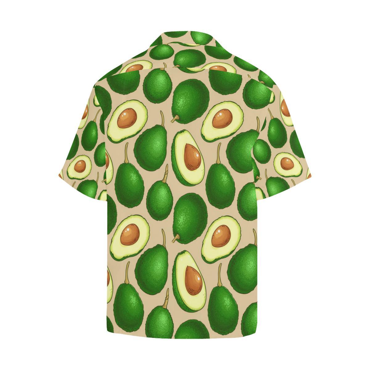 Avocado Pattern Print Design AC010 Men Hawaiian Shirt-JorJune