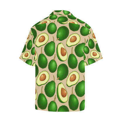 Avocado Pattern Print Design AC010 Men Hawaiian Shirt-JorJune