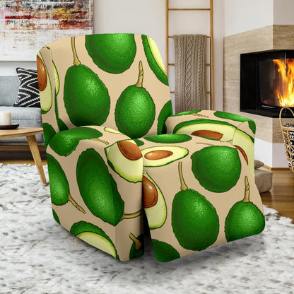 Avocado Pattern Print Design AC010 Recliner Slipcover-JORJUNE.COM