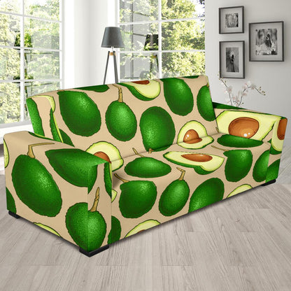 Avocado Pattern Print Design AC010 Sofa Slipcover-JORJUNE.COM