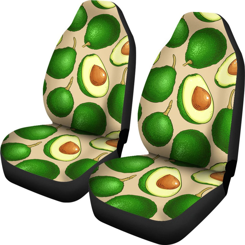 Avocado Pattern Print Design AC010 Universal Fit Car Seat Covers