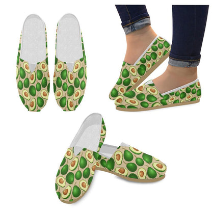 Avocado Pattern Print Design AC010 Women Casual Shoes-JorJune.com