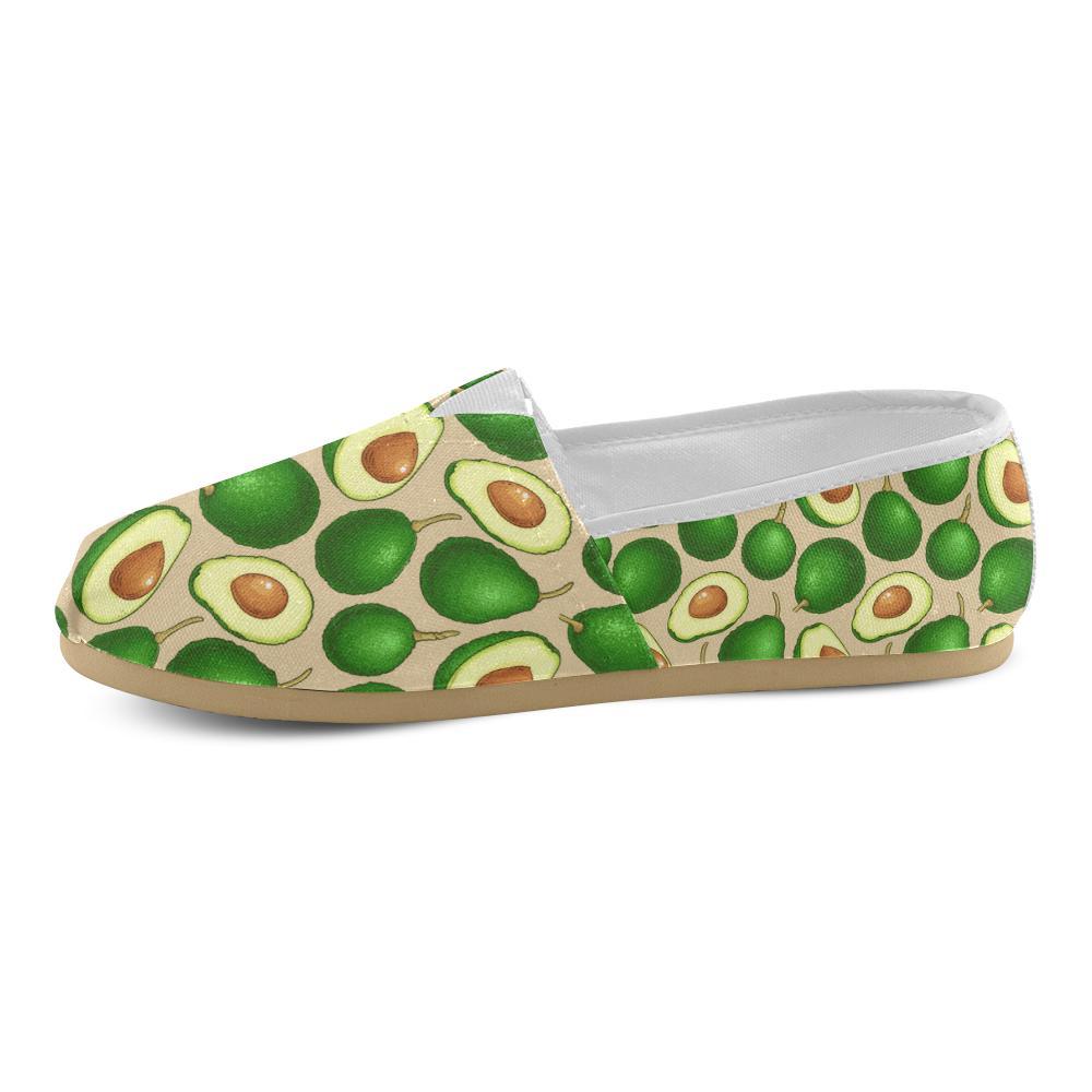 Avocado Pattern Print Design AC010 Women Casual Shoes-JorJune.com