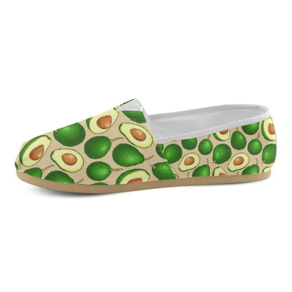 Avocado Pattern Print Design AC010 Women Casual Shoes-JorJune.com