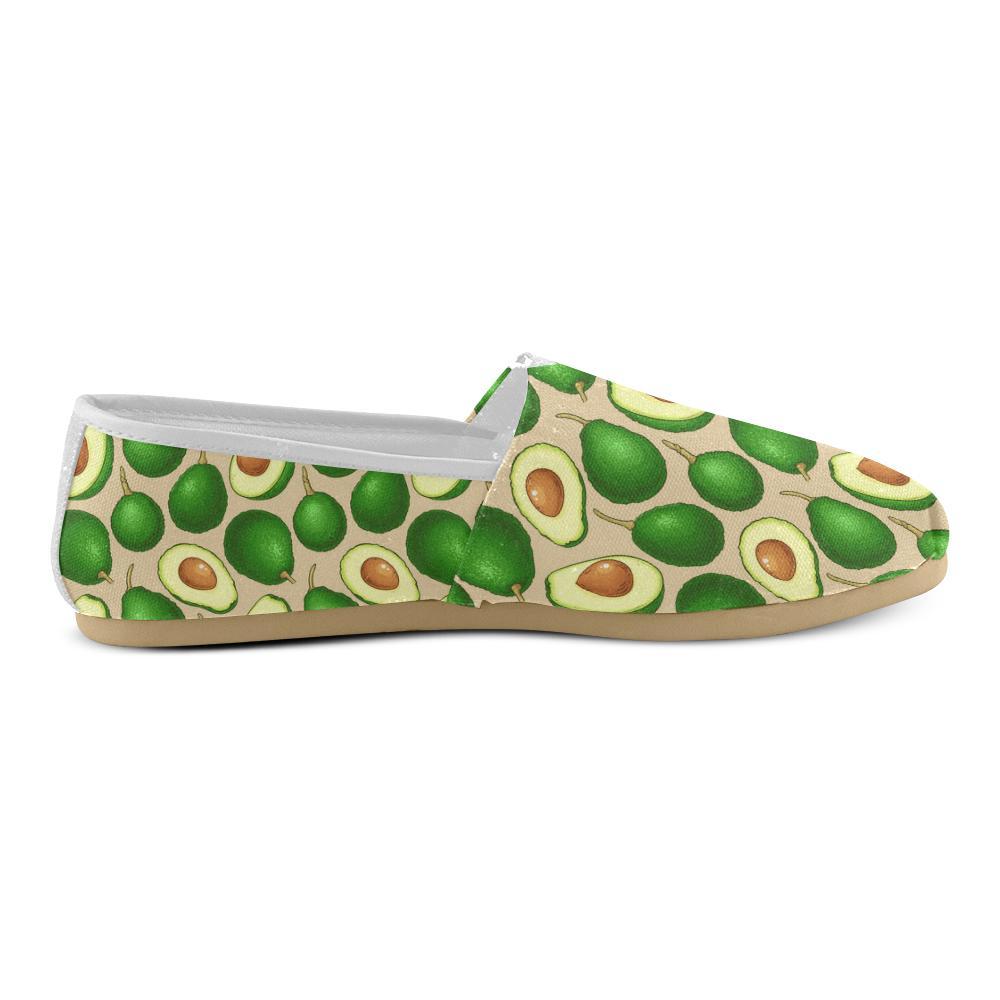 Avocado Pattern Print Design AC010 Women Casual Shoes-JorJune.com