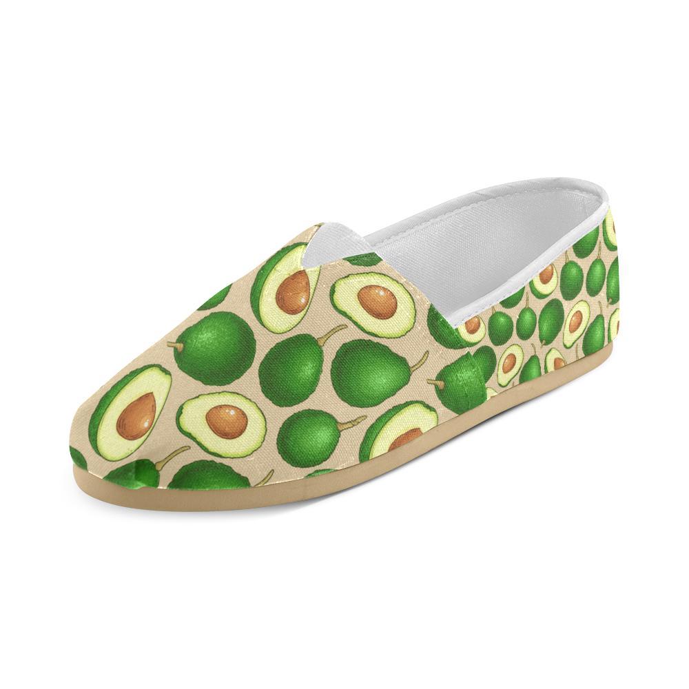Avocado Pattern Print Design AC010 Women Casual Shoes-JorJune.com