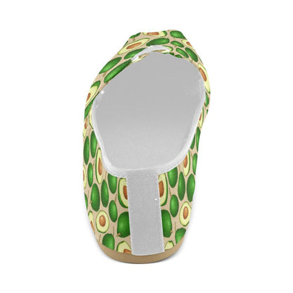 Avocado Pattern Print Design AC010 Women Casual Shoes-JorJune.com