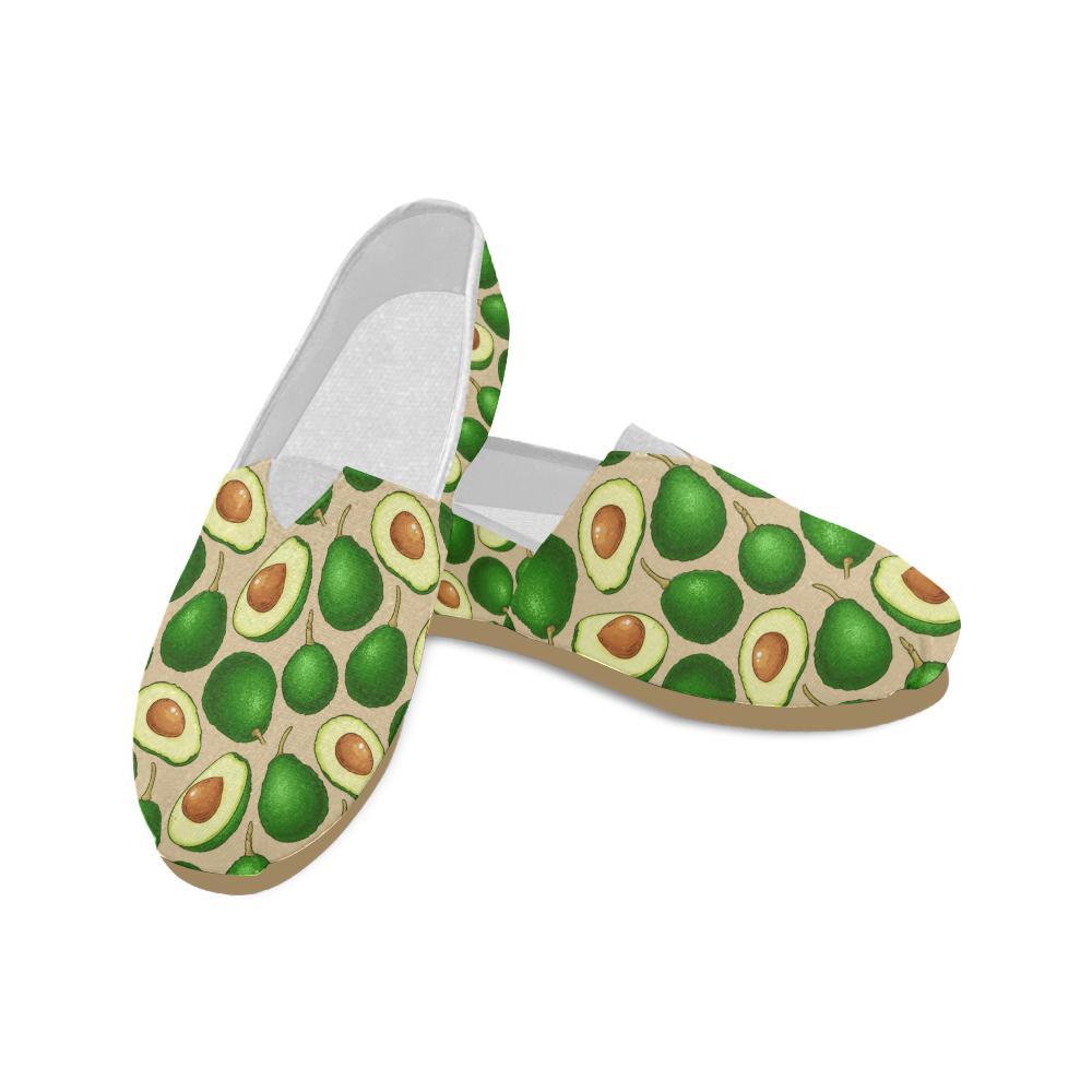 Avocado Pattern Print Design AC010 Women Casual Shoes-JorJune.com