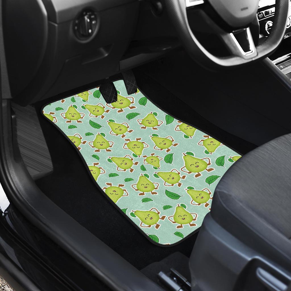 Avocado Pattern Print Design AC011 Car Floor Mats-JorJune