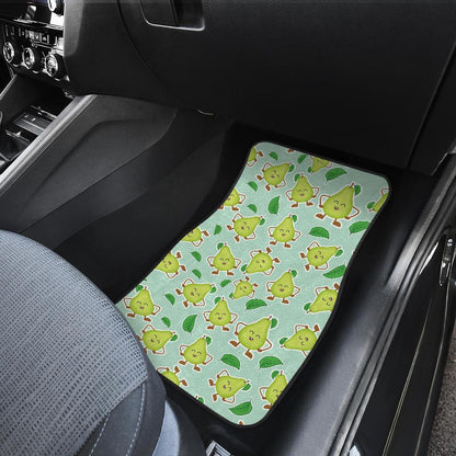 Avocado Pattern Print Design AC011 Car Floor Mats-JorJune
