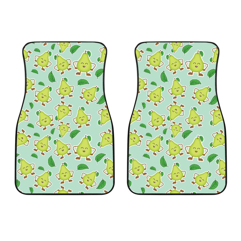 Avocado Pattern Print Design AC011 Car Floor Mats-JorJune