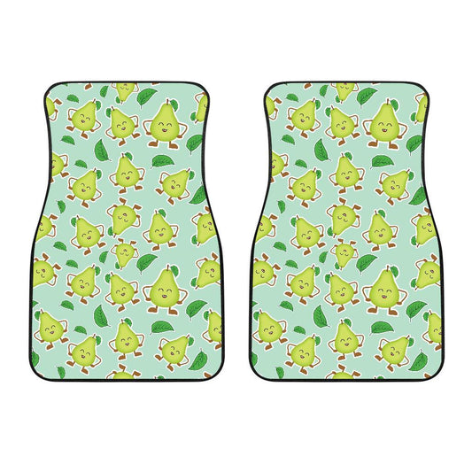 Avocado Pattern Print Design AC011 Car Floor Mats-JorJune