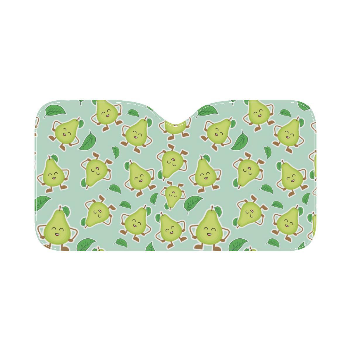 Avocado Pattern Print Design AC011 Car Sun Shade-JorJune